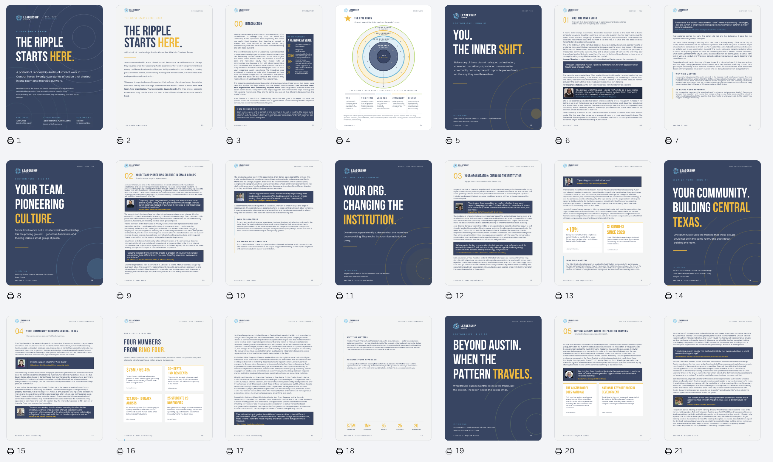 The Ripple Starts Here white paper — member-voiced fundraising evidence